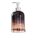 thumbnail image 1 of Luoshdecor Clear Soap Dispenser with Gold Pump,Refillable Plastic Soap Dispenser for Kitchen Bathroom Countertop,Home Decor (15 oz), 1 of 6