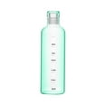 thumbnail image 1 of Luoshdecor Clear Water Bottle with Time Markers,26 OZ Simple Modern Dringking Bottles for Office,Gyms,Hiking,School,Green, 1 of 6