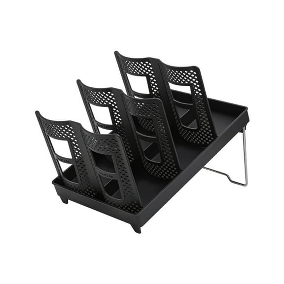 Luoshdecor Coffee Cup Holder, Disposable Cup Holder with Stand,6/3 Slots for Countertop Coffee Station, Bar, Restaurant