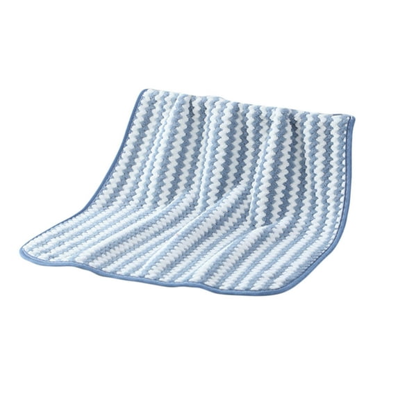 Luoshdecor Coral Velvet Washcloth Towel, Soft and Highly Absorbent Hand Towel Wash Cloths for Bathroom, Gym, Hotel