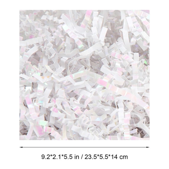 Luoshdecor Crinkle Cut Paper Shred Filler,Shredded Paper Grass Tissue Paper for Gift Bag & Easter Basket Stuffers (100 g)