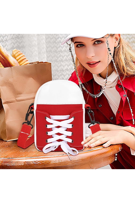 Crossbody Bag for Woman,Shoe Shaped Fun Bag ,Shoulder Purse with Adjustable Strap Daily Use Casual Travel Lightweight Accessory