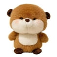 thumbnail image 1 of Luoshdecor Cute Otter Stuffed Animals,Compact Size,Soft Fluffy Otter Plush Toys,Accompanying Gift Doll for Christmas Valentine's Day Birthday 6.3 in, 1 of 9