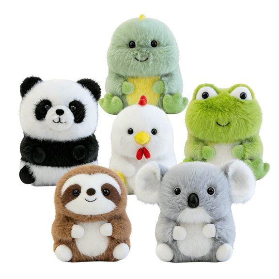 Luoshdecor Cute Panda Stuffed Animals,5.9" Plush Panda Toy,Animal Gift for Birthday Christmas Valentine’s Day Easter