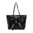 thumbnail image 1 of Luoshdecor Cute Shoulder Bag with Bow for Women, Handbags Casual Medium Leather Tote Purse for Work,Travel, 1 of 7