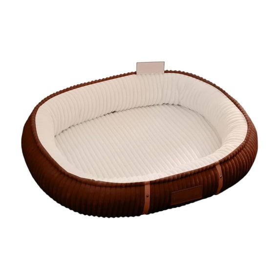 Luoshdecor Dog Beds for Small Dogs,Round Cat Beds - Washable & Slip-Resistant Pet Bed for Puppy and Kitten Dog