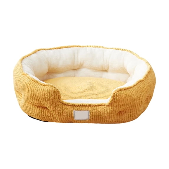 Luoshdecor Dog Beds for Small Dogs,Round Cat Beds - Washable & Slip-Resistant Pet Bed for Puppy and Kitten Dog