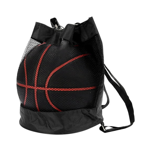 Luoshdecor Drawstring Basketball Backpack Mesh Basketball Equipment Case for Soccer,Volleyball,Basketball