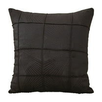 Luoshdecor Fabric Check Pillow Covers Decorative Line Throw Pillow Case,Farmhouse Vintage Cushion Covers Modern Boho Home Decor for Sofa Chair Couch Bedroom Living Room