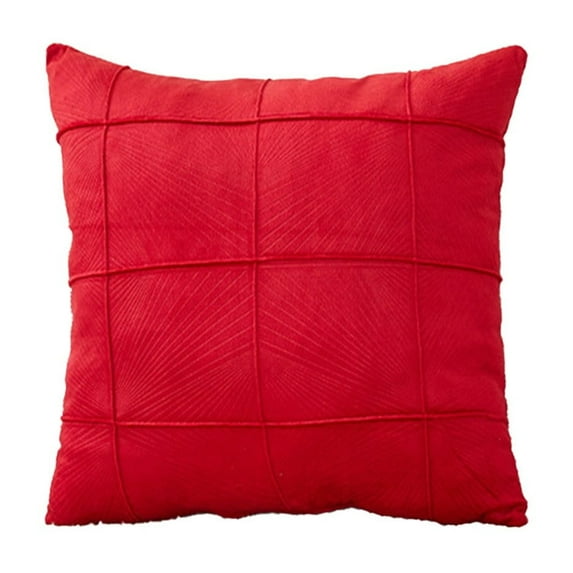 Luoshdecor Fabric Check Pillow Covers Decorative Line Throw Pillow Case,Farmhouse Vintage Cushion Covers Modern Boho Home Decor for Sofa Chair Couch Bedroom Living Room