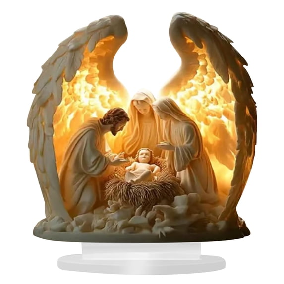 Luoshdecor Fairy Acrylic Tabletop Decoration,Desktop Ornaments Display Sign Table Centerpieces Holiday Decor