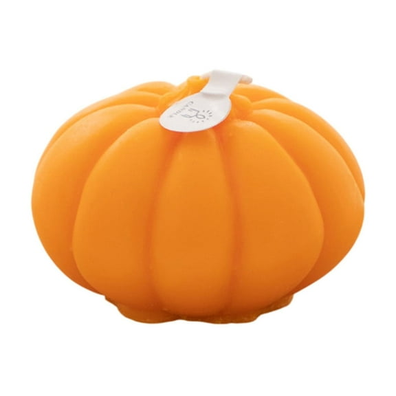 Luoshdecor Fall Pumpkin Candles,Thanksgiving Pumpkin Shaped Candle Halloween Home Decoration Scented Candles Wax Candle for Bedroom Weding Party