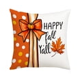 thumbnail image 1 of Luoshdecor Fall Throw Pillow Cover,18"x18" Rustic Pumpkin Maple Leaves Thanksgiving Pillows Case for Autumn Bed Sofa Home Decorations, 1 of 7