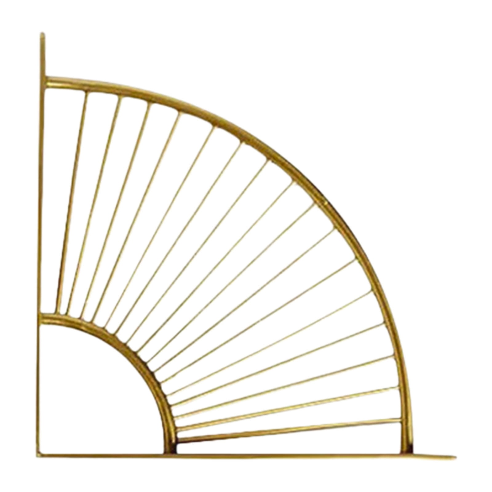 Luoshdecor Fan Shaped Metal Shelf Brackets,Wall Decor, Modern Shelving ...