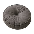 thumbnail image 1 of Luoshdecor Floor Pillow 18 in, Super Comfy Thicken Round Seat Cushion for Kitchen Dining Room Office Chairs,Dark Gray, 1 of 6