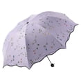 thumbnail image 1 of Luoshdecor Flower Folding Umbrella - UPF Sun & Rain Protection, Compact Umbrella for Travel & Daily Use, 1 of 6