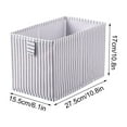 thumbnail image 1 of Luoshdecor Foldable Storage Basket, Fabric Open Basket Bins with 2 Handle,Thin Lightweight Storage Bins for Clothing ,Toy ,Office Closet Organizers, 1 of 5