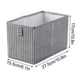 thumbnail image 1 of Luoshdecor Foldable Storage Basket, Fabric Open Basket Bins with 2 Handle,Thin Lightweight Storage Bins for Clothing ,Toy ,Office Closet Organizers, 1 of 5