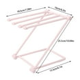 thumbnail image 1 of Luoshdecor Foldable Towel Hanging Rack,Against the Wall Vertical Small Duster Cloth Rack for Kitchen Bathroom Home, 1 of 5