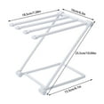thumbnail image 1 of Luoshdecor Foldable Towel Hanging Rack,Against the Wall Vertical Small Duster Cloth Rack for Kitchen Bathroom Home, 1 of 5