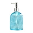 thumbnail image 1 of Luoshdecor Glass Soap Dispenser 16.9 oz,Refillable Soap Dispenser with Beaded Surface Bottle for Kitchen and Bathroom, 1 of 6