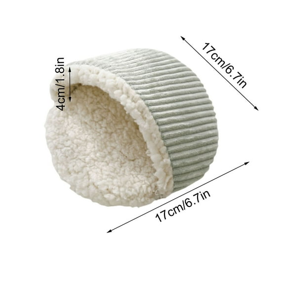 Luoshdecor Hamster Warm Bed House ,Soft Washable Mice Nest Small Animal House Cage Accessories for Mouse, Gerbil