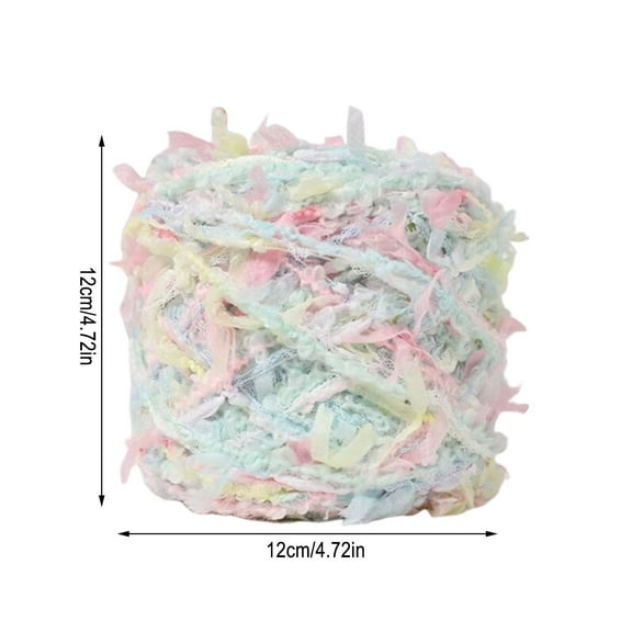 Luoshdecor Hand Spun Art Yarn Ball 100g Roll,Cozy Soft Texture for Knitting Scarves, Hats, Bags, Cushions