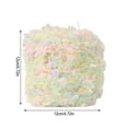 thumbnail image 1 of Luoshdecor Hand Spun Art Yarn Ball 100g Roll,Cozy Soft Texture for Knitting Scarves, Hats, Bags, Cushions, 1 of 2