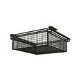 thumbnail image 1 of Luoshdecor Hanging Pullout Drawer Basket Wardrobe Storage,,Metal Hanging Baskets Under Cabinet Shelf Organizer, for Kitchen Office Wardrobes, 1 of 6