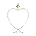 thumbnail image 1 of Luoshdecor Heart Shaped Glass Decanter，Clear Romantic Wine Bottle for Bourbon, Whiskey, Vodka, Brandy, Cognac, 1 of 8