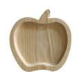thumbnail image 1 of Luoshdecor Holiday Apple Shaped Wooden Serving Tray,Rustic Farmhouse Food Dish Plate for Christmas Thanksgiving Party Supplies, 1 of 9