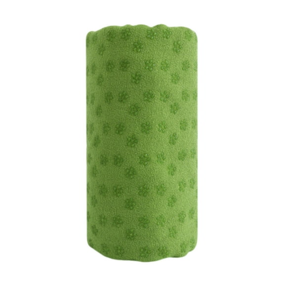 Luoshdecor Hot Yoga Towel , Non Slip Yoga Mat Towel with Grip Dot Absorbent Microfiber Sweat Anti-Slip Cover for Bikram,Pilates,Exercise,Fitness