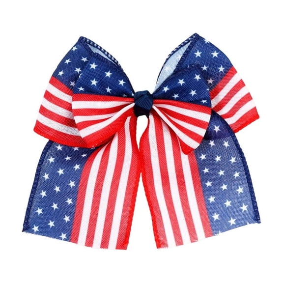 Luoshdecor Independence Day Ribbon Bows ,4th Of July Wreath Decoration for Door, Window Wall,Memorial Day Party