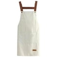 thumbnail image 1 of Luoshdecor Kitchen Bib Apron,Kitchen Apron Water&Oil Resistant Cotton with Large Pocket for Kitchen Cooking, 1 of 6