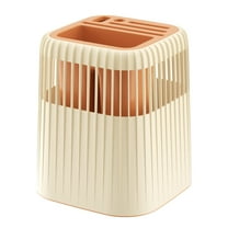 Luoshdecor Kitchen Utensil Holder,Plastic Cutlery Set Organizer with Draining,for Spoons and Forks