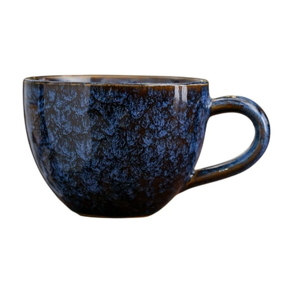 Luoshdecor Latte Mug ，Ceramic Tea Cup with Handle，Novelty Coffee Mugs For Office And Home, Hot Cold Drinking