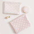 thumbnail image 1 of Luoshdecor Leather Pocket Cosmetic Bag,Travel Plaid Coin Purse Travel Toiletry Bags Gift for Women, 1 of 5