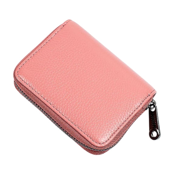 Luoshdecor Leather Wallet,Credit Card Holder Coin Wallet with Zipper for Man Women