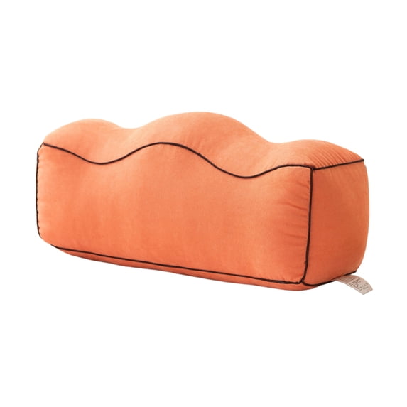 Luoshdecor Leg Pillow with Wave Design,Soft Lumbar and Foot Support Cushion for Sofa/Bed Use,Back Pain Relief