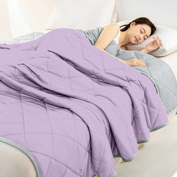 Luoshdecor Lightweight Quilt Bedding，Cooling Comy Soft Blankets，Breathable Smooth Bed Quilt，for Home,Hotel ,Travel