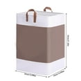 thumbnail image 1 of Luoshdecor Linen Laundry Hamper,Cube Bathroom Dirty Clothes Organizer Baske, Foldable Storage Basket for Toys,Pillows,Blankets,Clothes, 1 of 5