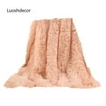 thumbnail image 1 of Luoshdecor Long Faux Fur Throw Blanket for Sofa Couch, Super Soft Fluffy Cozy Comfy Microfiber Blankets for Couch Sofa Bedroom, 1 of 8