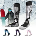 thumbnail image 1 of Luoshdecor Merino Wool Ski Socks,Winter Warm Knee High Skiing Socks,for Outdoor Cold Weather, 1 of 3