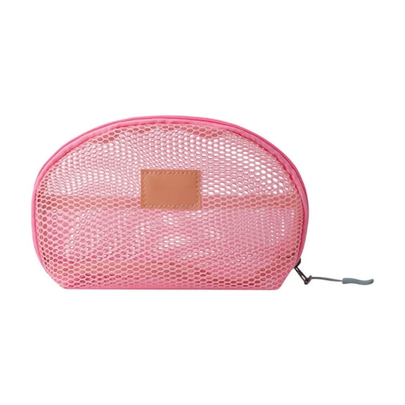 Luoshdecor Mesh Mini Coin Purse Makeup Bag ,Simple Lightweight Travel Storage Pouch for Men Water Resistant Travel Bag for Toiletries Accessories
