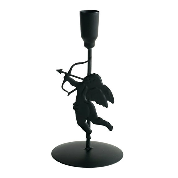Luoshdecor Metal Taper Candle Holders,Cupid Love Candle Stick Holders for Valentine's Day Wedding Table Decor