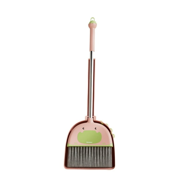 Luoshdecor Mini Cute Broom with Dustpan,Little Embedded Broom House Clearing Set for House Supplies