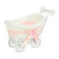 thumbnail image 1 of Luoshdecor Mini Wicker Stroller,Table Top Decoration,Carriage Woven Candy Basket for Spring Wedding Party Decor, 1 of 6