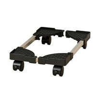 Luoshdecor Mobile CPU Stand, Adjustable Computer Tower Stand with 4 Wheels for PC Gaming Desks Office Gameroom