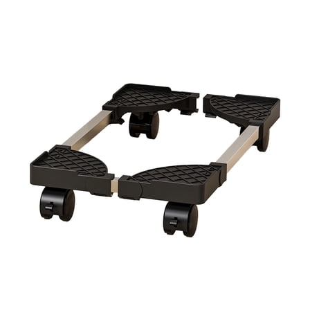 Luoshdecor Mobile CPU Stand, Adjustable Computer Tower Stand with 4 Wheels for PC Gaming Desks Office Gameroom