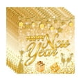 thumbnail image 1 of Luoshdecor New Years Eve Party Supplies,16 Pcs Golden Disposable Paper Napkins for New Year's Eve Party Decorations, 1 of 6